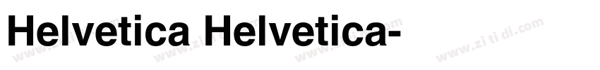 Helvetica Helvetica字体转换